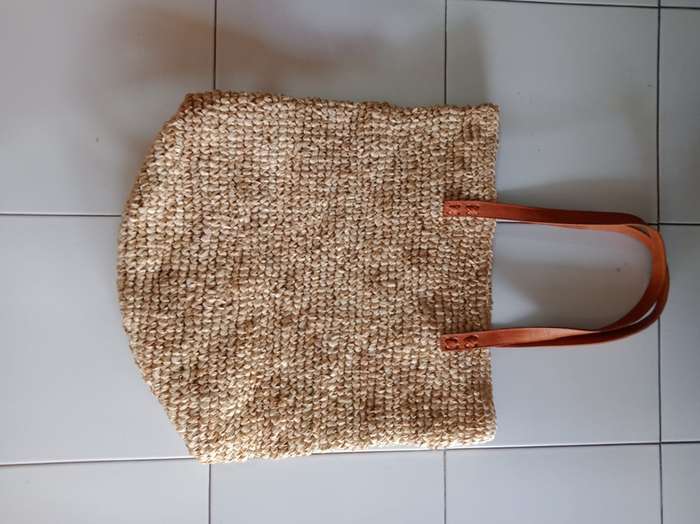 Hand Made Round Bag Grass (PP02)