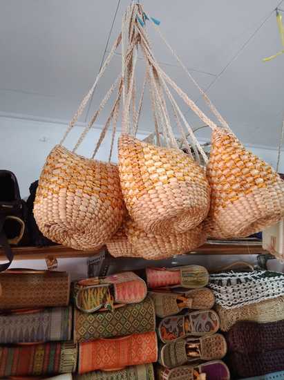 Hand Made Round Bag Seagrass (PP07)