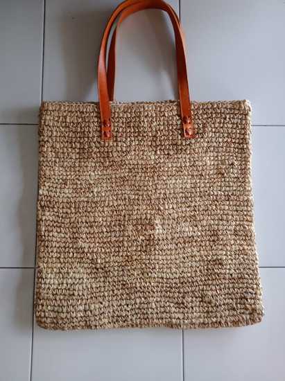 Hand Made Round Bag Grass (PP11)